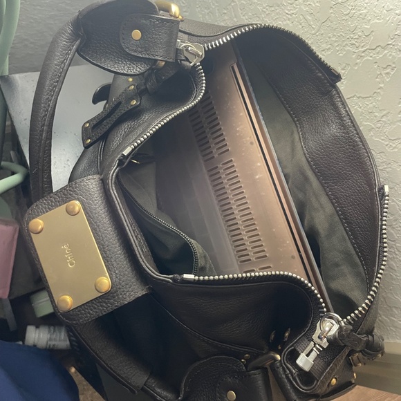 Chloe paddington vintage Y2K shoulder bag dark brown - Picture 6 of 6